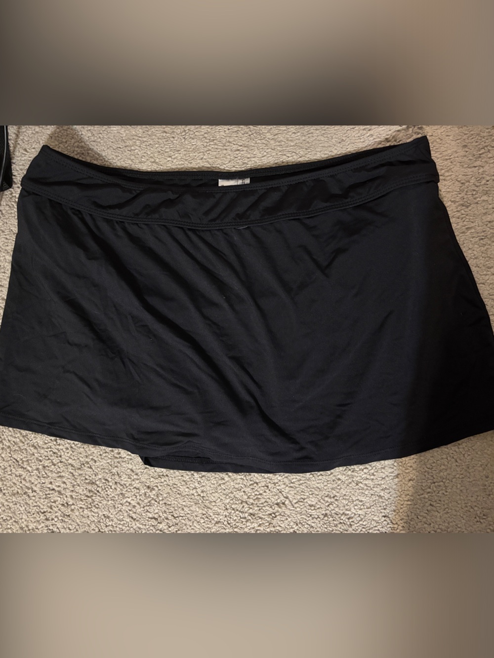 Black Womens Active skirt - bathing suit bottom